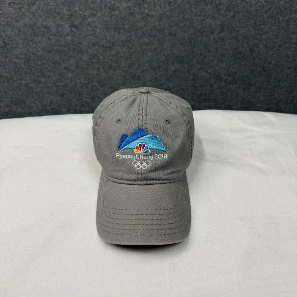 Team USA PyeongChang 2018 Olympics NBC Hat Grey Adjustable Dad‎ Cap 18-772